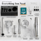 Cocktail Making Kit 14-Piece Bartender Shaker Set Maker