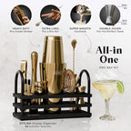 Cocktail Making Kit 14-Piece Bartender Shaker Set Maker