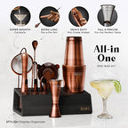 Cocktail Making Kit 14-Piece Bartender Shaker Set Maker