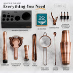 Cocktail Making Kit 14-Piece Bartender Shaker Set Maker