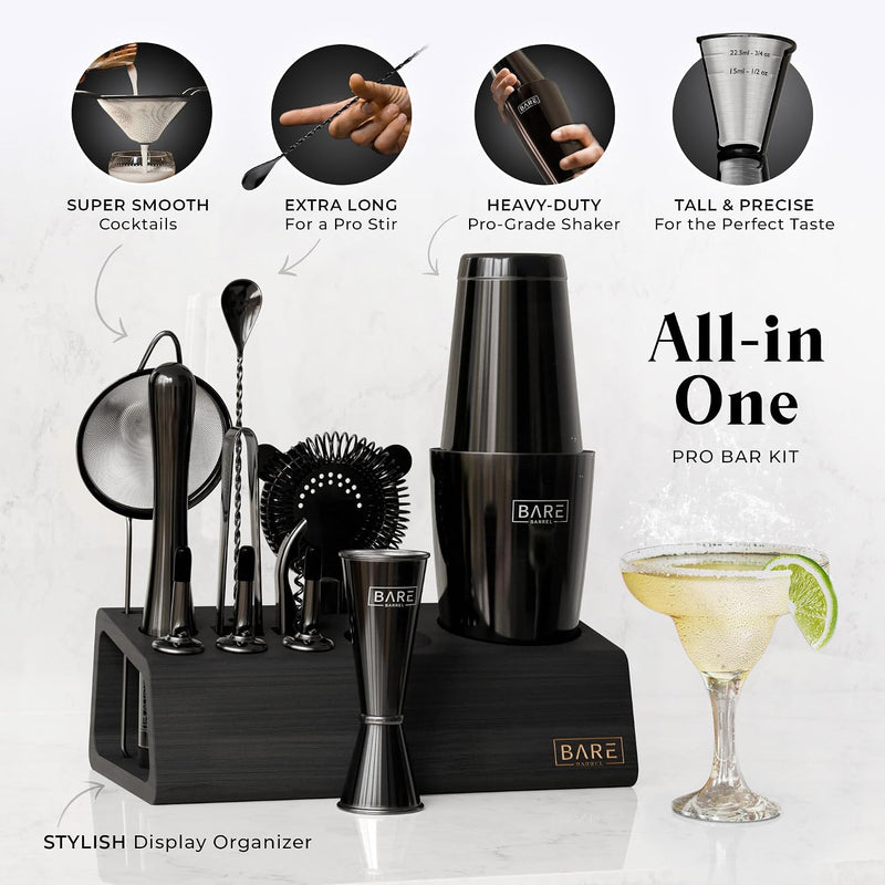 Cocktail Making Kit 14-Piece Bartender Shaker Set Maker