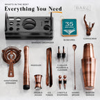 Cocktail Making Kit 14-Piece Bartender Shaker Set Maker