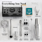 Cocktail Making Kit 14-Piece Bartender Shaker Set Maker