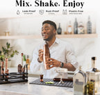 Cocktail Making Kit 14-Piece Bartender Shaker Set Maker