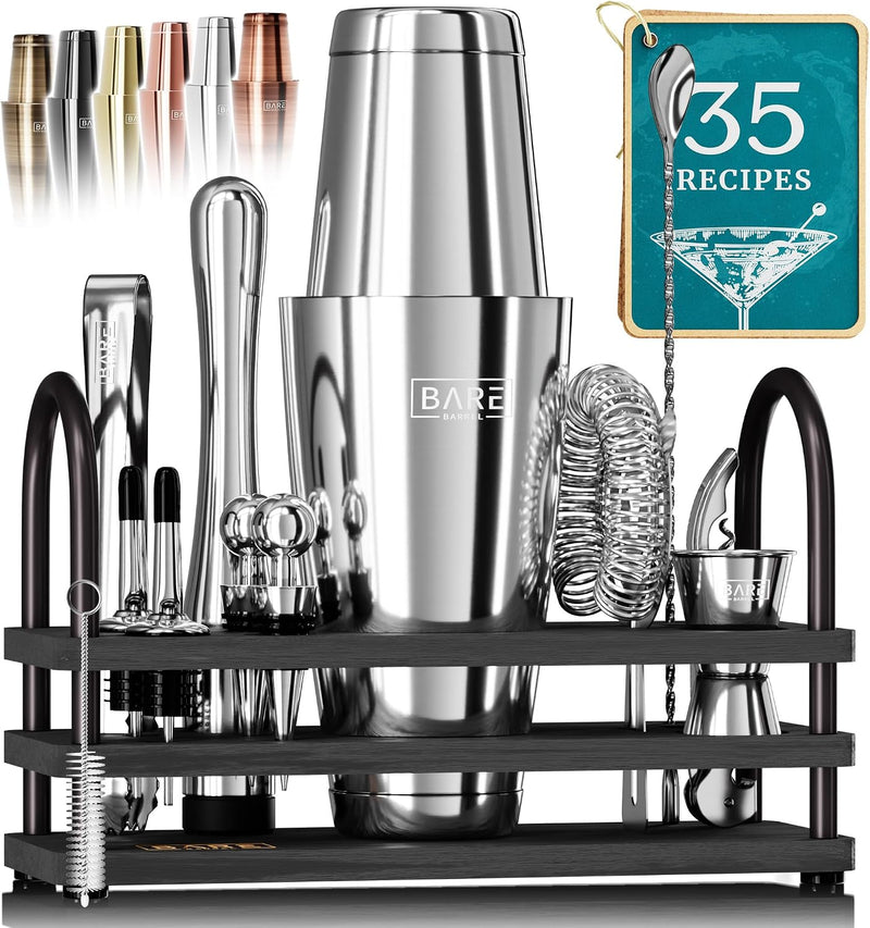Cocktail Making Kit 14-Piece Bartender Shaker Set Maker