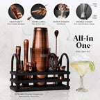 Cocktail Making Kit 14-Piece Bartender Shaker Set Maker