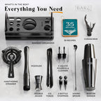 Cocktail Making Kit 14-Piece Bartender Shaker Set Maker