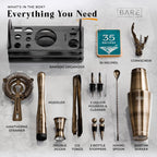 Cocktail Making Kit 14-Piece Bartender Shaker Set Maker