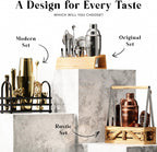 Cocktail Making Kit 14-Piece Bartender Shaker Set Maker