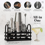 Cocktail Making Kit 14-Piece Bartender Shaker Set Maker