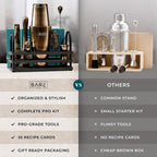 Cocktail Making Kit 14-Piece Bartender Shaker Set Maker