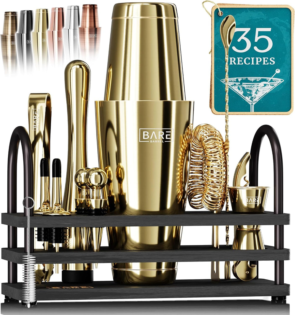 Cocktail Making Kit 14-Piece Bartender Shaker Set Maker