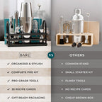 Cocktail Making Kit 14-Piece Bartender Shaker Set Maker