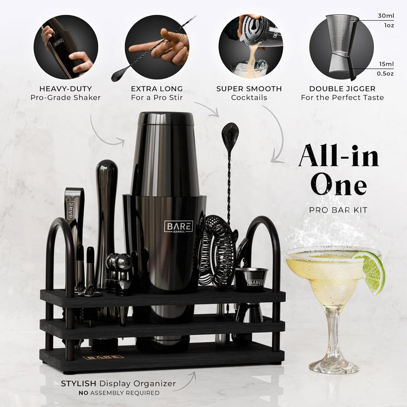 Cocktail Making Kit 14-Piece Bartender Shaker Set Maker