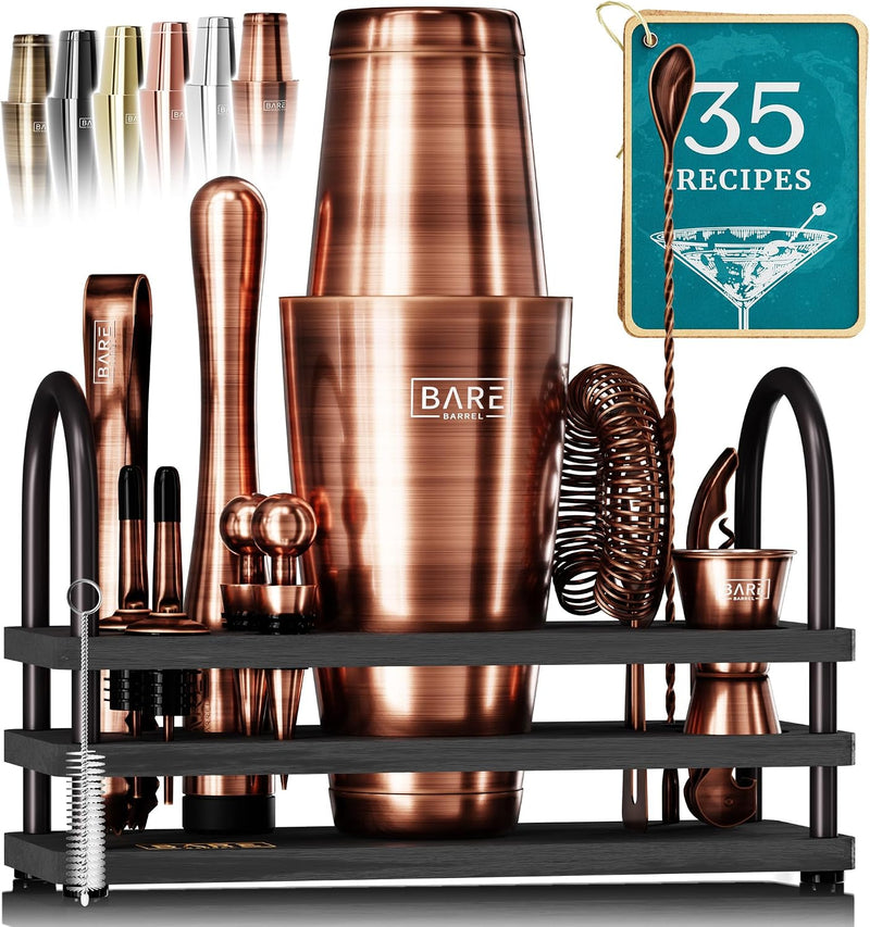 Cocktail Making Kit 14-Piece Bartender Shaker Set Maker
