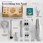 Cocktail Making Kit 14-Piece Bartender Shaker Set Maker
