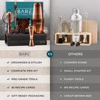Cocktail Making Kit 14-Piece Bartender Shaker Set Maker