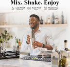 Cocktail Making Kit 14-Piece Bartender Shaker Set Maker