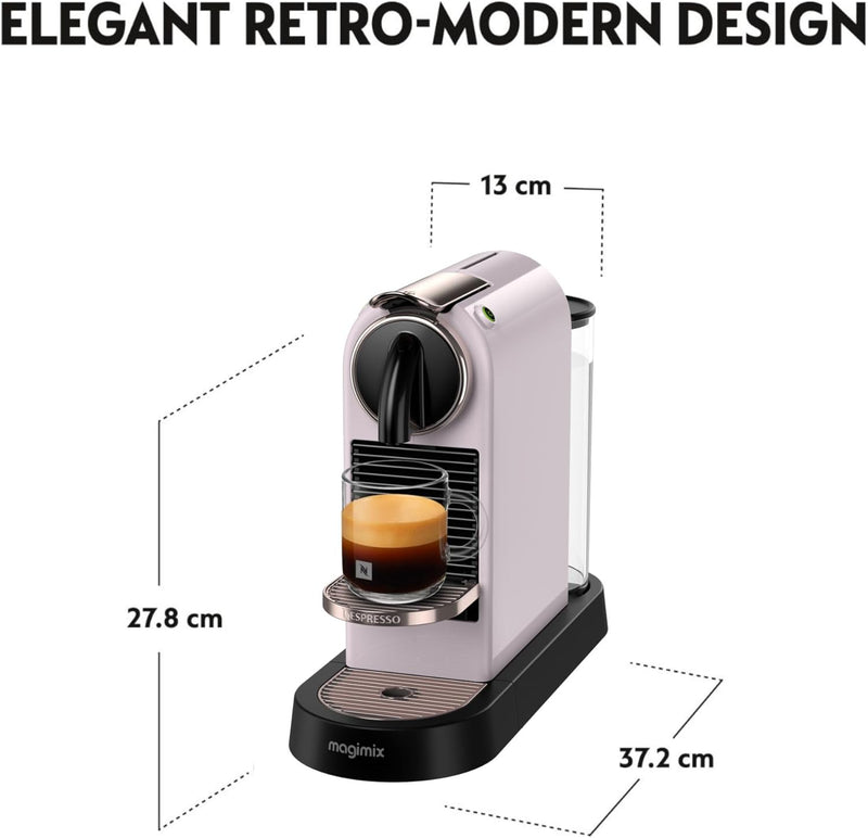Citiz Coffee Machine By De'longhi for Original Pods