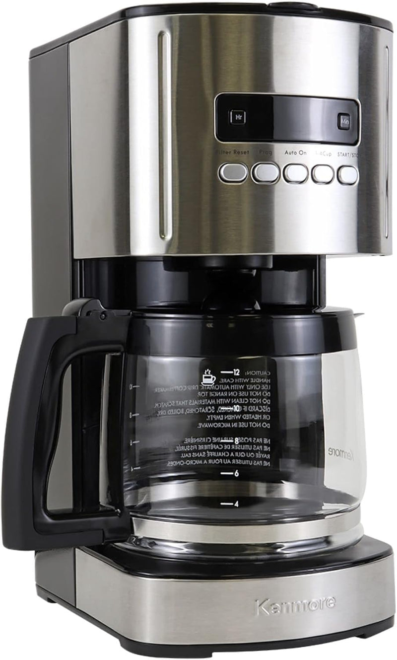 Drip Coffee Maker Machine 12-Cup 1.8L Programmable Filter