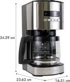 Coffee Maker Machine 12-Cup 1.8L Programmable Filter Machines