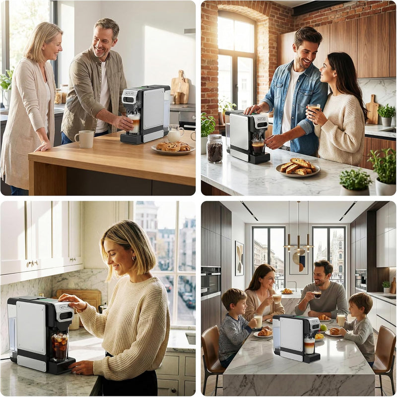 Coffee Pod Machine 4 in 1 Multi-Capsule
