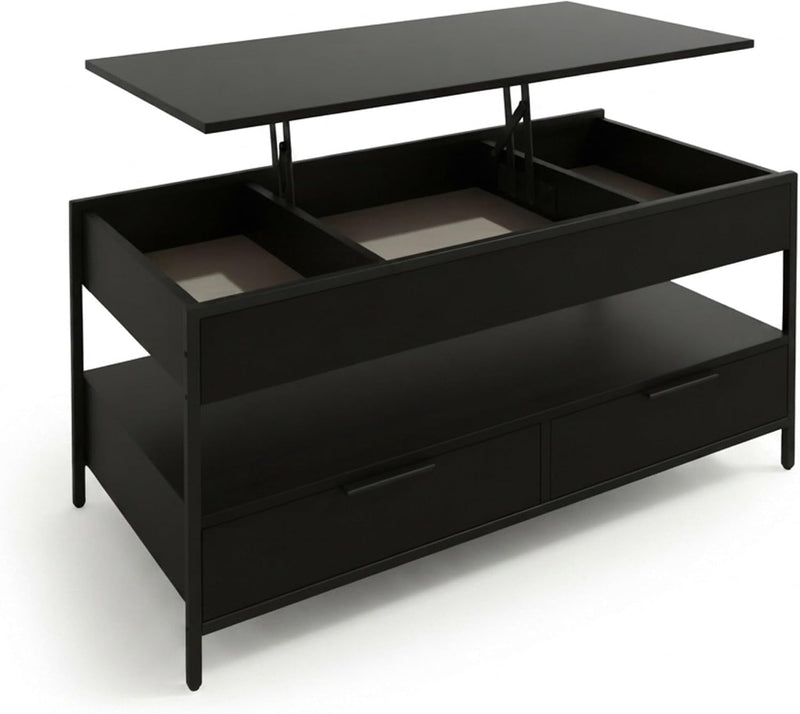 Coffee Table 2 Drawers 4 Compartments Hwd: 48–63
