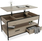 Coffee Table 2 Drawers 4 Compartments Hwd: 48–63
