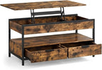 Coffee Table 2 Drawers 4 Compartments Hwd: 48–63