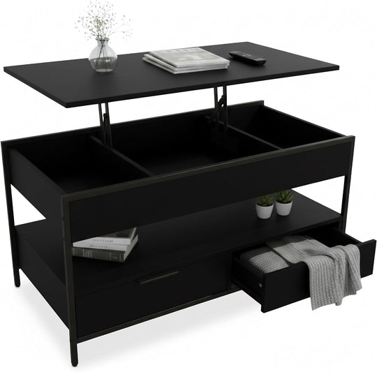 Coffee Table 2 Drawers 4 Compartments Hwd: 48–63