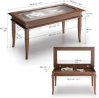 Coffee Table Canaletto Walnut Made in Italy