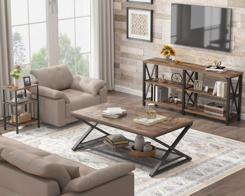 Coffee Table for Living Room Tables with Storage