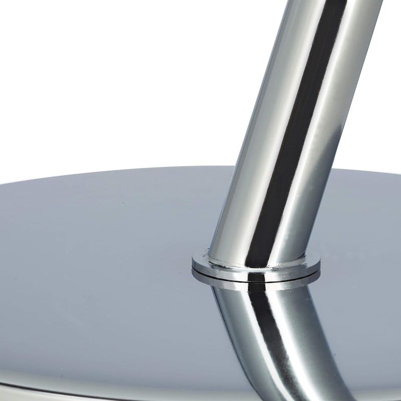 Coffee Table Glas and Chrome Round Side