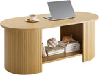 Coffee Table Living Room with 2-Tier Storage Thick