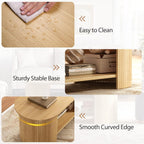 Coffee Table Living Room with 2-Tier Storage Thick