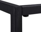 Coffee Table MDF Shel Glass Metal Modern Design
