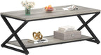 Coffee Table Modern 47 Inch with Storage Display