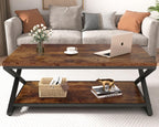 Coffee Table Modern 47 Inch with Storage Display