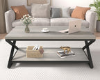 Coffee Table Modern 47 Inch with Storage Display