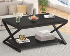 Coffee Table Modern 47 Inch with Storage Display