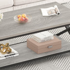 Coffee Table Modern 47 Inch with Storage Display