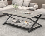 Coffee Table Modern 47 Inch with Storage Display