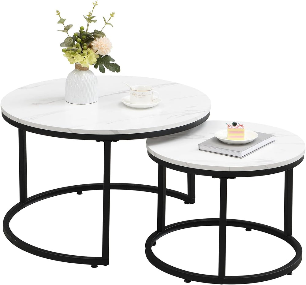 Coffee Table Modern Side Round Nesting Tables Tet