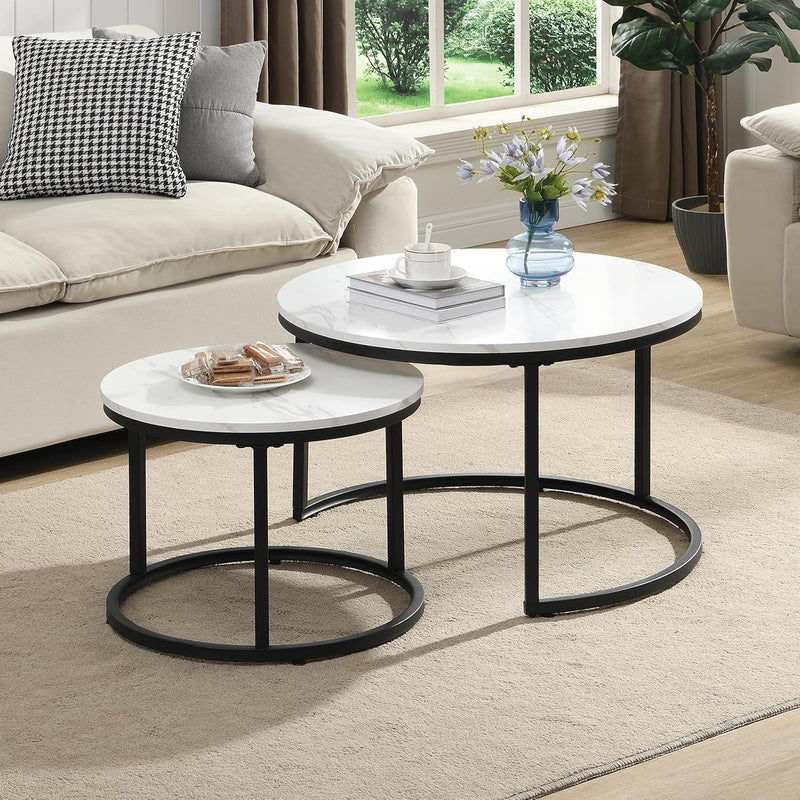 Coffee Table Modern Side Round Nesting Tables Tet