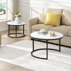 Coffee Table Modern Side Round Nesting Tables Tet