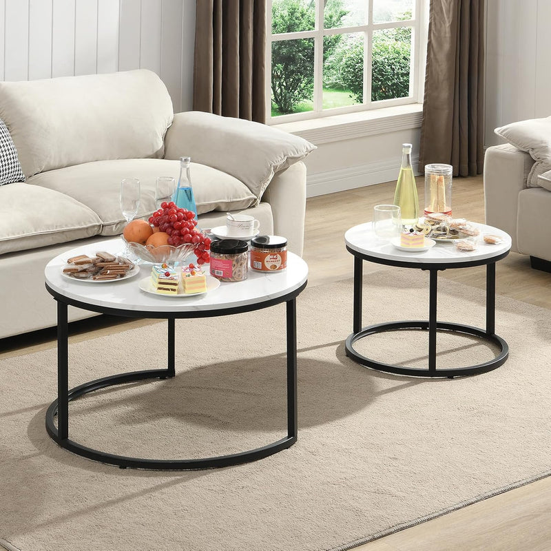 Coffee Table Modern Side Round Nesting Tables Tet