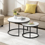 Coffee Table Modern Side Round Nesting Tables Tet