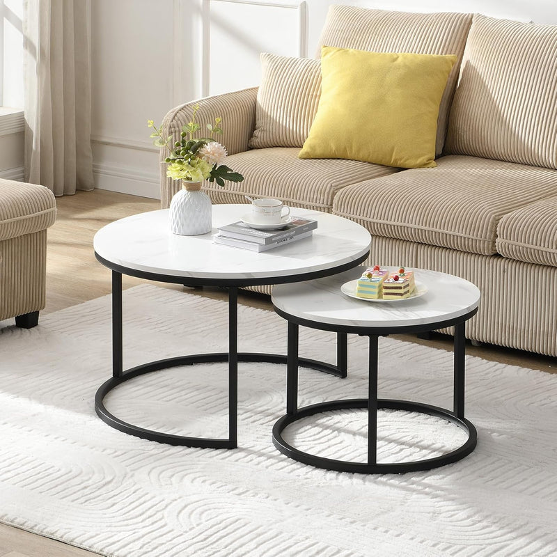 Coffee Table Modern Side Round Nesting Tables Tet