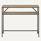 Coffee Table Rectangular with Bottom Shelf Living Room