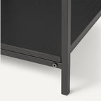 Coffee Table Rectangular with Bottom Shelf Living Room